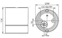 Ifø Electric Badstubelysning|Baderomsbelysning Tak<Ifø Light On Downlight Badstu IP44 GU10