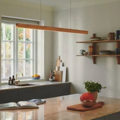 Nordlux Kjøkkenbelysning Tak|Takpendler<Ilgas takpendel 115 cm 3000 Kelvin dimbar - Natur