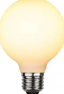Star Trading Dekorpære E27|Led-Pærer E27 Sokkel<Illumination Globe E27 LED 5W 2600K 80mm dimbar - Opal