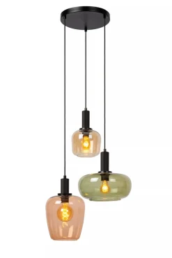 Lucide Kjøkkenbelysning Tak|Takpendler<Ilona rondell takpendel 3-lys