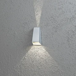 Konstsmide Utelamper Med Opp/Ned Lys<Imola vegglampe, aluminiums