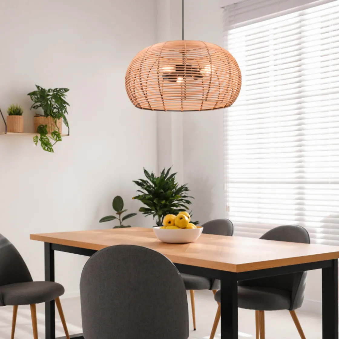 Trio Lighting Kjøkkenbelysning Tak|Takpendler<Inga takpendel 50 - Natur