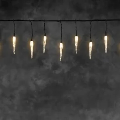 Konstsmide Juletrelys & Lysslynger|Lysslynger Jul<Istappslynge med 50 istapper til 31V system -