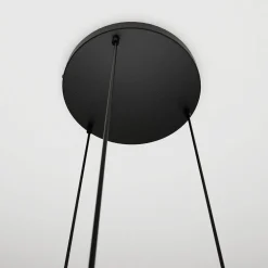 Emibig Kjøkkenbelysning Tak|Takpendler<Istar rondell takpendel 3 lys - Svart/Amberfarget