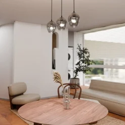 Emibig Kjøkkenbelysning Tak|Takpendler<Istar takpendel 3 lys - Svart/Røykfarget