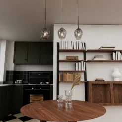 Emibig Kjøkkenbelysning Tak|Takpendler<Istar takpendel 3 lys - Svart/Røykfarget