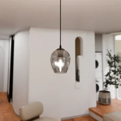 Emibig Kjøkkenbelysning Tak|Takpendler<Istar takpendel 1 lys - Svart/Røykfarget