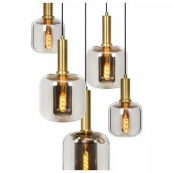 Lucide Kjøkkenbelysning Tak|Takpendler<Joanet takpendel rondell 5 lys