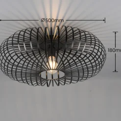 Trio Lighting Kjøkkenbelysning Tak|Taklamper / Takplafonder<Johann taklampe 50 - Svart