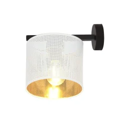 Emibig Interiørlamper<Jordan vegglampe - Hvit/Gullfarget