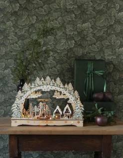 Konstsmide Juledekorasjon|Julebyer<Juleby-silhuett i tre