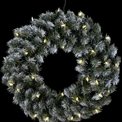 Star Trading Julekranser Ute|Juledekorasjoner<Julekrans med lys Edmonton 50 cm 30-lys -