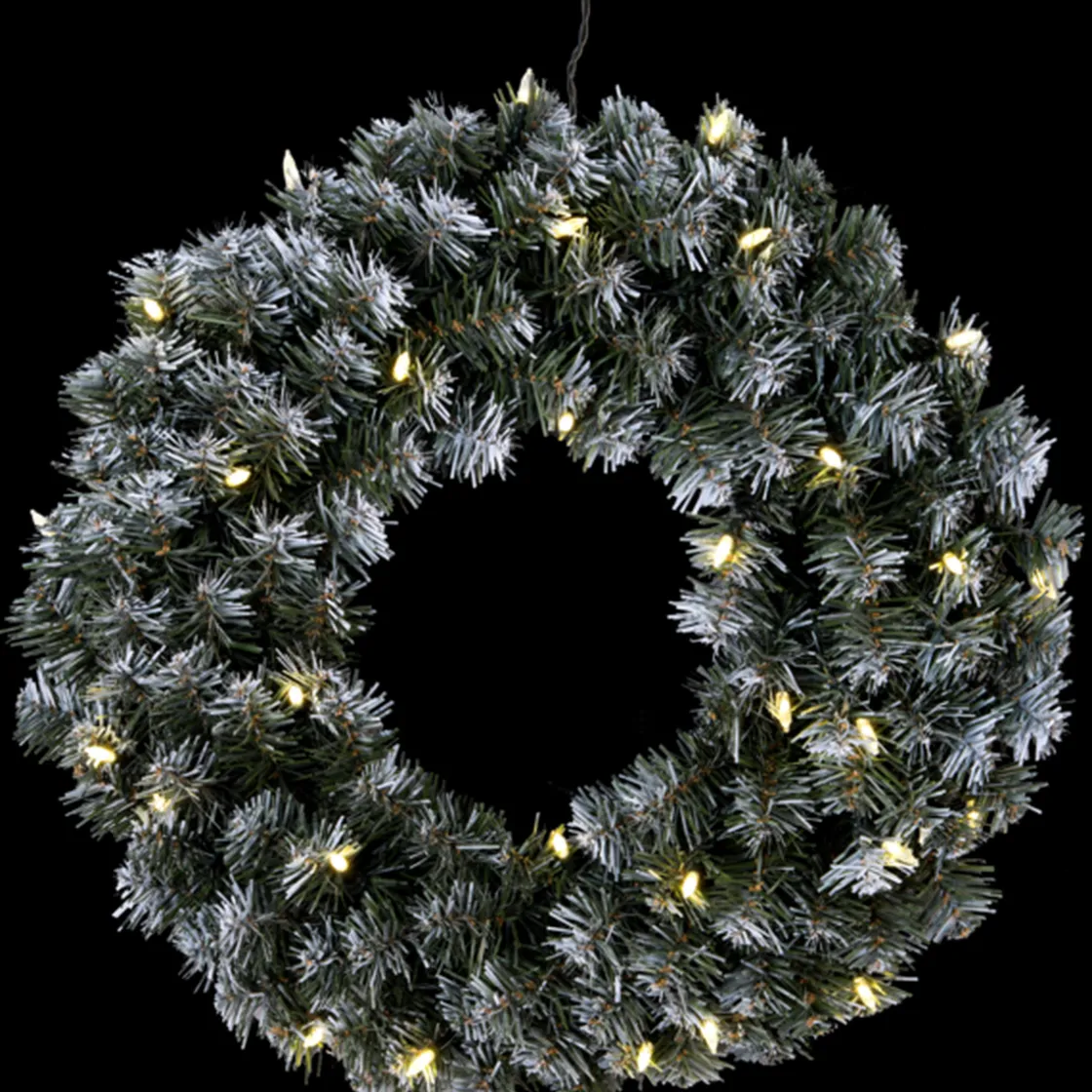 Star Trading Julekranser Ute|Juledekorasjoner<Julekrans med lys Edmonton 50 cm 30-lys -