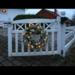 Star Trading Julekranser Ute|Juledekorasjoner<Julekrans med lys Edmonton 50 cm 30-lys -