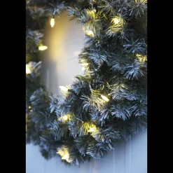 Star Trading Julekranser Ute|Juledekorasjoner<Julekrans med lys Edmonton 50 cm 30-lys -