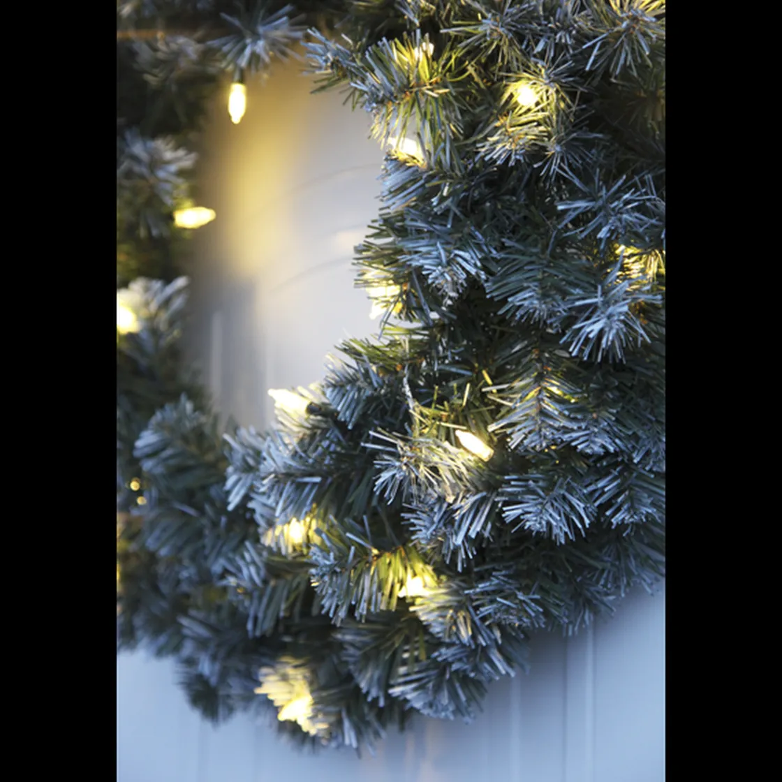 Star Trading Julekranser Ute|Juledekorasjoner<Julekrans med lys Edmonton 50 cm 30-lys -