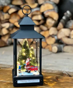 Konstsmide Juledekorasjoner|Julelykter<Julenisse lykt - inne og ute lykt