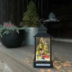 Konstsmide Juledekorasjoner|Julelykter<Julenisse lykt - inne og ute lykt