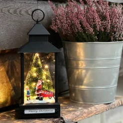 Konstsmide Juledekorasjoner|Julelykter<Julenisse lykt - inne og ute lykt