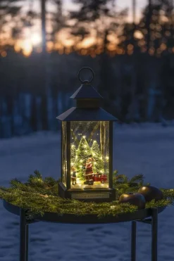 Konstsmide Juledekorasjoner|Julelykter<Julenisse lykt - inne og ute lykt