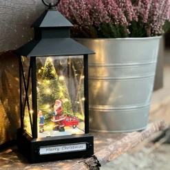 Konstsmide Juledekorasjoner|Julelykter<Julenisse lykt - inne og ute lykt