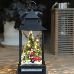 Konstsmide Juledekorasjoner|Julelykter<Julenisse lykt - inne og ute lykt