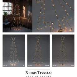 Konstsmide Kunstig Juletre<Juletre metall 210cm led -