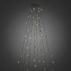 Konstsmide Juletrelys Inne<Juletrelys ring 8 slynger 2,4 meter med funklefunksjon - Amber