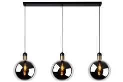 Lucide Kjøkkenbelysning Tak|Takpendler<Julius takpendel 3 lys skinne - farget glass