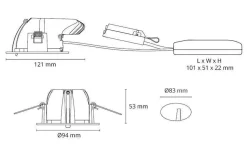 Sg Armaturen As Lightup-Pris|Taklamper Ute<Junistar Exclusive 9W 2700K - Outdoor IP44