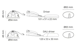Sg Armaturen As Lightup-Pris<Junistar Lux 7W LED 2700K IP44