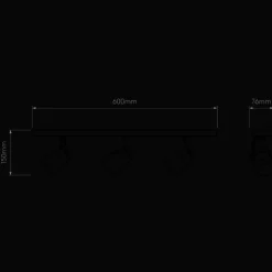 Astro Lighting Kjøkkenbelysning Tak|Spotter & Skinner<Juno triple bar spotskinne