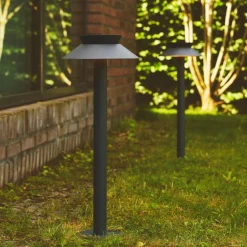 Nordlux Solcellebelysning|Pullert<Justina 60 cm pullert for utendørsbruk Solcelle 5W m/sensor IP44