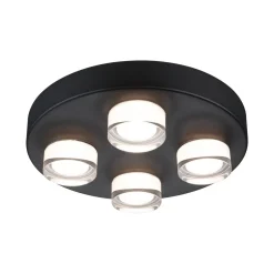 Paulmann Baderomsbelysning Tak|Kjøkkenbelysning Tak<Kame taklampe for baderom 4 x 4,2W 3000 Kelvin IP44