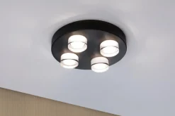 Paulmann Baderomsbelysning Tak|Kjøkkenbelysning Tak<Kame taklampe for baderom 4 x 4,2W 3000 Kelvin IP44