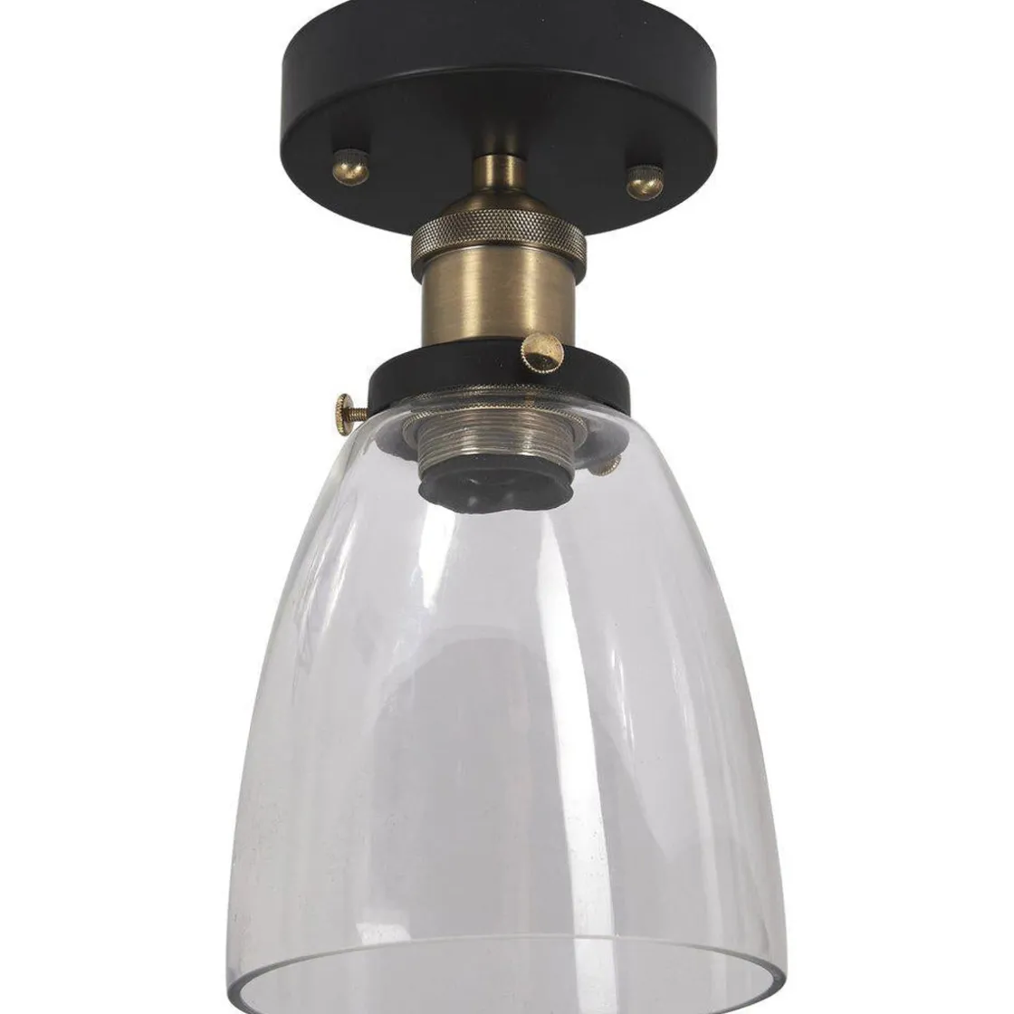 Pr home of Scandinavia Ab Kjøkkenbelysning Tak|Taklamper / Takplafonder<Kappa taklampe 14 cm - Svart/Klar