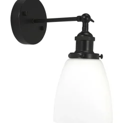 Pr home of Scandinavia Ab Baderomsbelysning Vegg<Kappa vegglampe - Svart/Opal