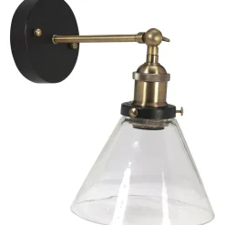 Pr home of Scandinavia Ab Baderomsbelysning Vegg<Kappa vegglampe 18 cm - Svart/Klar