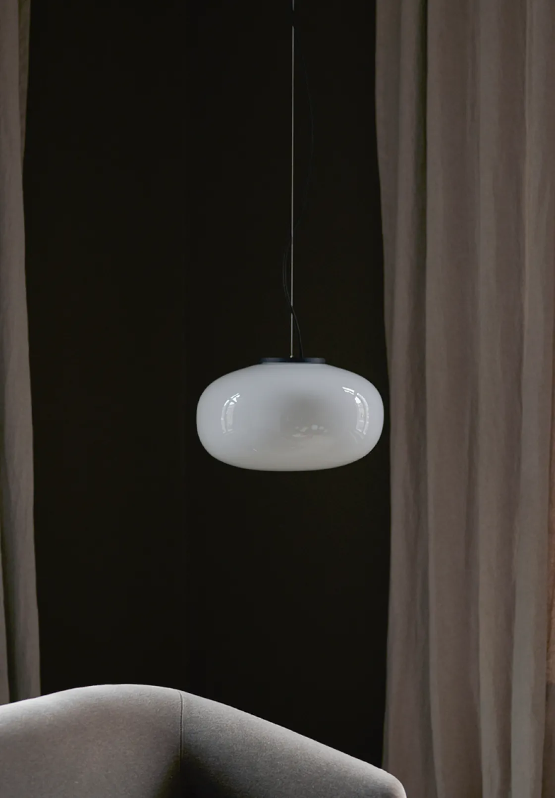 New Works Kjøkkenbelysning Tak|Takpendler<Karl-Johan takpendel - Small - Glass