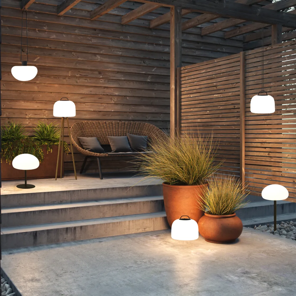 Nordlux Led-Baller Og Krukker|Oppladbare Bordlamper<Kettle pendel 22 utendørs oppladbar -