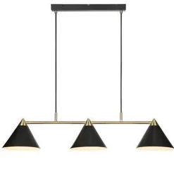 Marksløjd Kjøkkenbelysning Tak|Takpendler<Klint takpendel 3 lys - Svart/Messing -