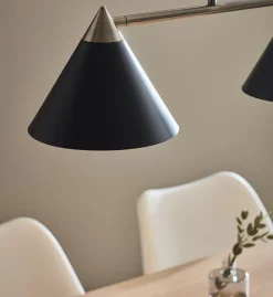 Marksløjd Kjøkkenbelysning Tak|Takpendler<Klint takpendel 3 lys - Svart/Messing -