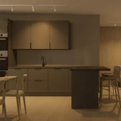 Sg Armaturen As Lightup-Pris|Zip Spotskinner<Komplett 2m Zip Tube Micro 3 X 7W LED 2000-2800K dim to warm