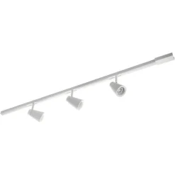 Sg Armaturen As Lightup-Pris|Zip Spotskinner<Komplett 1,2m Zip Zoom 3x6W dimtowarm m/endetilkobling - matt