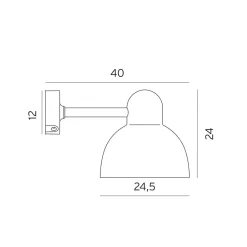 Norlys Lightup-Pris|Utelamper - Klassiske Vegglamper<Koster art 1912 vegglampe utendørs IP54 17,5W LED