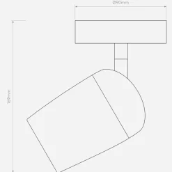 Astro Lighting Kjøkkenbelysning Tak<Koto surface single takspot