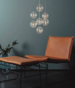 Hadeland Glassverk Kjøkkenbelysning Tak|Lysekroner<Krystallball 7 lys - Soda