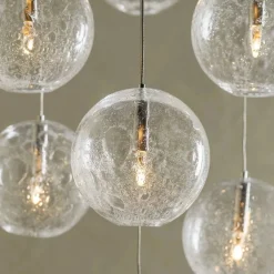 Hadeland Glassverk Kjøkkenbelysning Tak|Lysekroner<Krystallball 7 lys - Soda