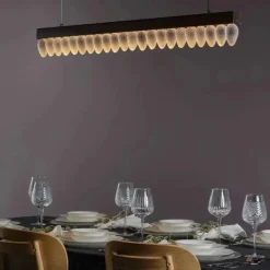 Hadeland Glassverk Kjøkkenbelysning Tak|Takpendler<Krystallkongle 125cm rett takpendel