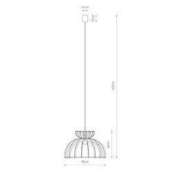 Nowodvorski Kjøkkenbelysning Tak|Takpendler<Kymi takpendel 48 cm